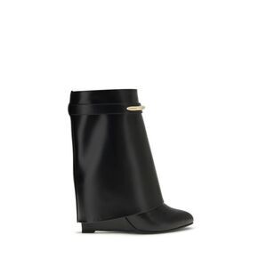 Givenchy Black Calf Leather Bos Taurus Ankle Women's Boots